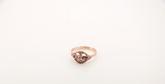 Antiker Juwelier-Ring Damen 14k (585) Rotgold mit Brillant, Diamanten & Rubinen
