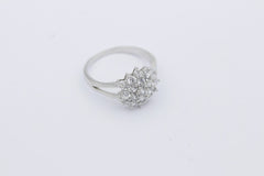 Wunderschöner 925 Sterlingsilber Damen Ring mit Zirkonia | Gr. 56