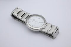 Dugena Armbanduhr Herren Edelstahl Silber Quarz 35 mm