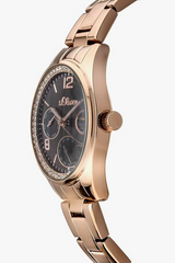 s.Oliver Damen Analog Quarz Uhr mit Edelstahl Armband SO-3162-MM