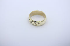 Hochwertiger Damen Ring aus 585 / 14k Gelbgold Sternenhimmel Brillanten 0,25 ct.