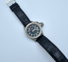 Fossil Collection Herren Uhr mit Sowjetstern Edelstahl Leder 38 mm Defekt