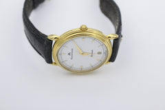 Maurice Lacroix Armbanduhr Automatic Ref 11114 Vergoldet Leder 36 mm