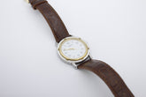 Hermes Vintage Clipper Stahl Gold Unisex Uhr 36 mm