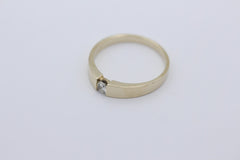 Christ Damen Ring aus 14k/585er Gelbgold mit ein Diamant 0.10 ct.