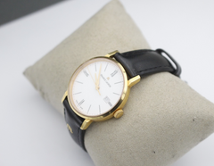 Maurice Lacroix EL1084 Damenuhr Eliros Date Ladies Edelstahl Goldfarben Leder