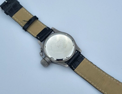 Fossil Collection Herren Uhr mit Sowjetstern Edelstahl Leder 38 mm Defekt