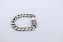 Jette Panzer Armband Massiv aus 925 Sterlingsilber mit Zirkonia