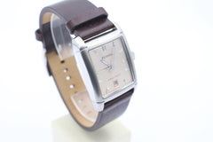 FOSSIL ARKITEKT HERREN UHR FS-2967 EDELSTAHL LEDER 31 mm Wie Neu mit OVP