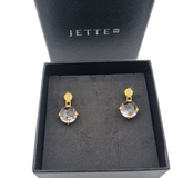 Wunderschöne Designer Jette Joop Damen Ohrstecker mit Bergkristall & Brillanten