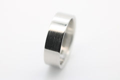 Modischer Niessing Ring aus 950 Platin Verlobungsring Bandring Brillant Gr. 60