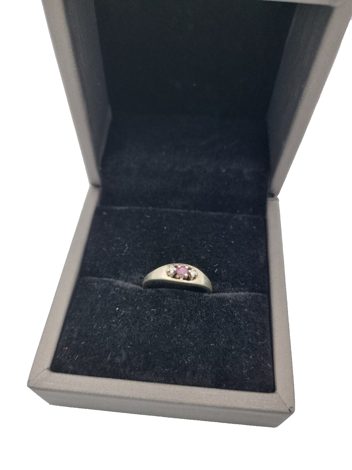 Zarter Christ Damen Ring aus 585er Weißgold mit Rubin & Diamanten | Gr. 53