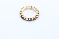 Traumhafter Granat Memory Damen Ring aus 585 / 14k Gelbgold mit Granate | Gr. 52