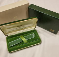 Cross solid 18k Gold Etui Verpackung Schatulle für Füller Kugelschreiber