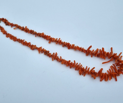 Schöne Korallen Halskette Korallenkette Länge ca. 46 cm