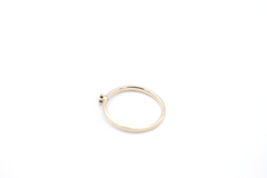 Brillant Solitär Damen Ring 585 / 14K Gold 0,10 ct. W/SI | Zarter Verlobungsring