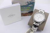 Fossil Damenuhr Cecile Multifunktions Quarz AM4481 Edelstahl Silber 41mm Wie Neu
