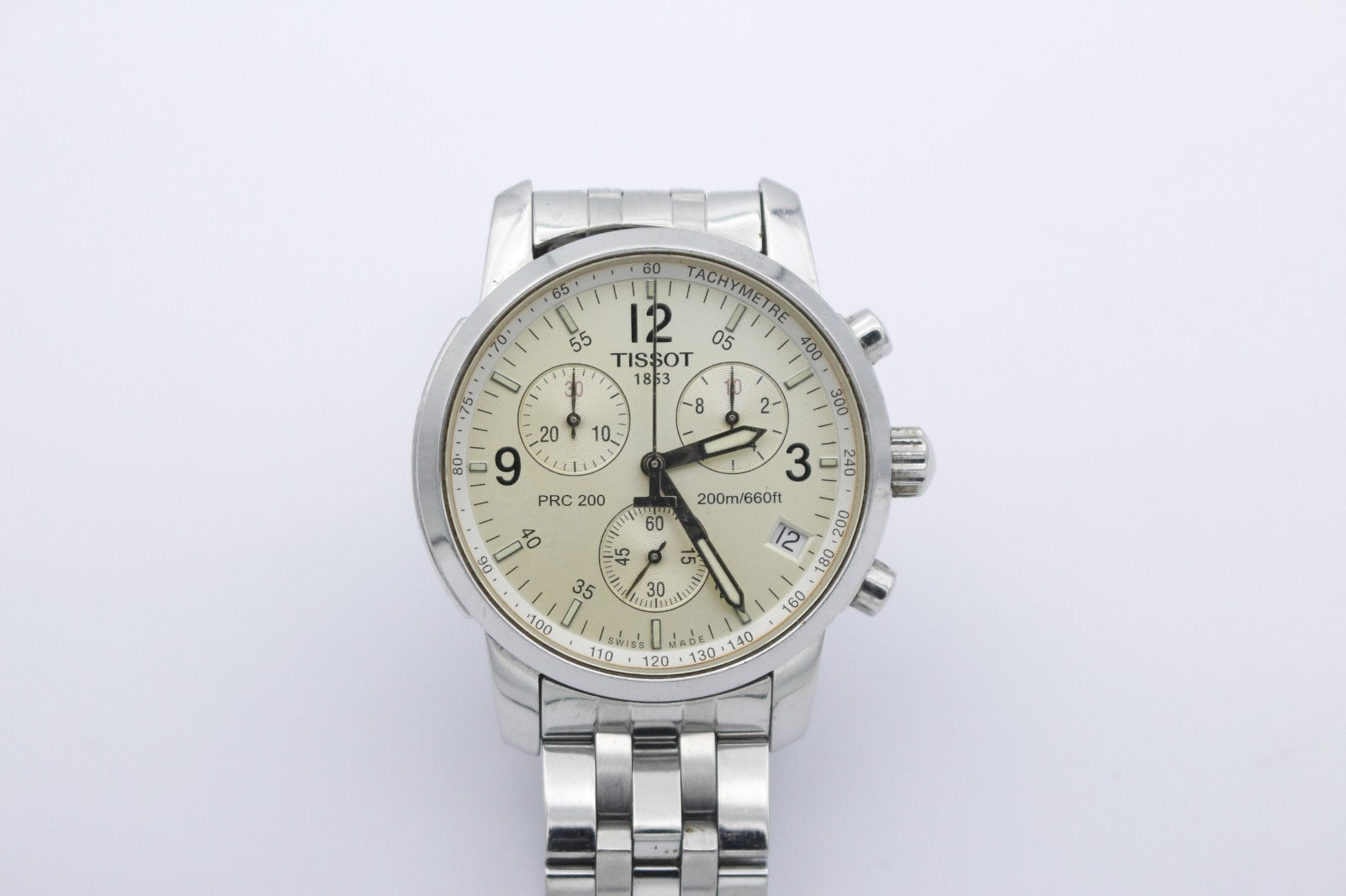 Tissot PRC 200 Chronograph Edelstahl T461 Quarz Herrenuhr 40 mm