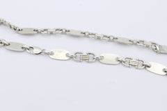 TAIPAN Italy Halskette Plattenkette 925 Sterlingsilber ca. 113 g