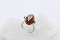 Traumhafter Christian Bauer Damen Ring aus 750/18k Weißgold mit Juwelen