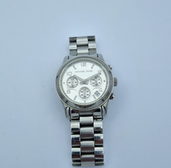 Michael Kors MK5076 Armbanduhr für Damen Edelstahl Silber 38 mm