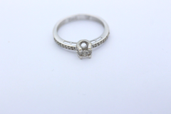 Wunderschöner Damen Ring aus 750 / 18k Weißgold mit Diamanten in Brillantschliff