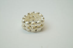 SAINT GERMAIN Damen Ring aus Perlen 375er Gold | Gr. 54-70