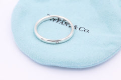 Tiffany & Co 925 Sterlingsilber Elsa Peretti Ring Trauring mit ein Brillant