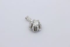 Schöner Solitär Brillant Anhänger aus 585er Weißgold ca. 0,75ct.