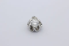 Schöner Solitär Brillant Anhänger aus 585er Weißgold ca. 0,75ct.