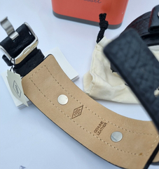 2x Fossil Herren Armband JF84816040 Leder Edelstahl Schwarz Vintage 25 cm