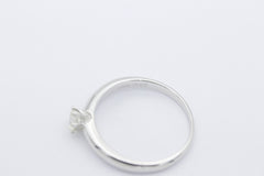 Schöner Christ Solitär Damen Ring 585 / 14k Weißgold mit ein Brillant 0,25 ct.