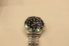 Elysee GMT Pro - 80598 Armbanduhr Saphirglas 40 mm Quarz Edelstahl
