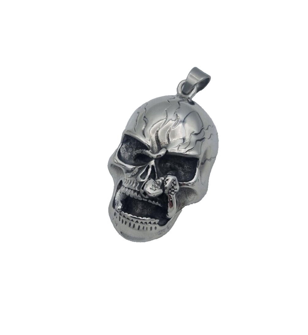 Totenkopf Anhänger aus Stahl