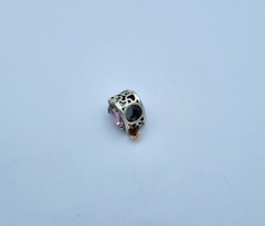 Pandora Charm 782653C01 Bicolor Offen gearbeitetes Mum & Herz Charm 925/- Silber