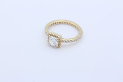 Pandora Damen Ring aus 585 / 14K Gelbgold mit Cubic Zirkonia Wie Neu | Gr. 50