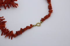 Schöne Korallen Koralle Halskette Collier