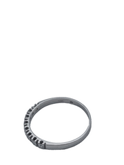 Schöner Damen Ring aus 585er Weißgold mit Brillanten Gr. 62