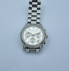 Michael Kors MK5076 Armbanduhr für Damen Edelstahl Silber 38 mm