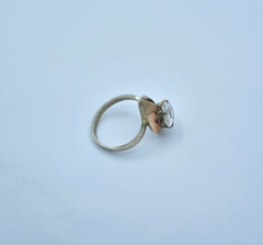 Schöner Damen Ring aus 875 Silber mit Zirkonia in Prinzessschliff Gr. 59