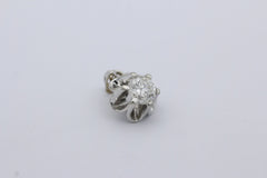 Schöner Solitär Brillant Anhänger aus 585er Weißgold ca. 0,75ct.