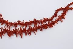 Schöne Korallen Koralle Halskette Collier