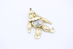 Vintage Chopard Happy Diamonds 18K 750 Gold Anhänger Clown Harlekin 79/4674-20
