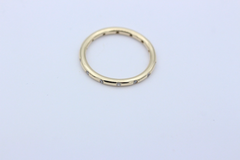 PANDORA Damen-Ring Tröpfchen Memory 585 Gelbgold Zirkonia Weiß Wie Neu Gr. 54