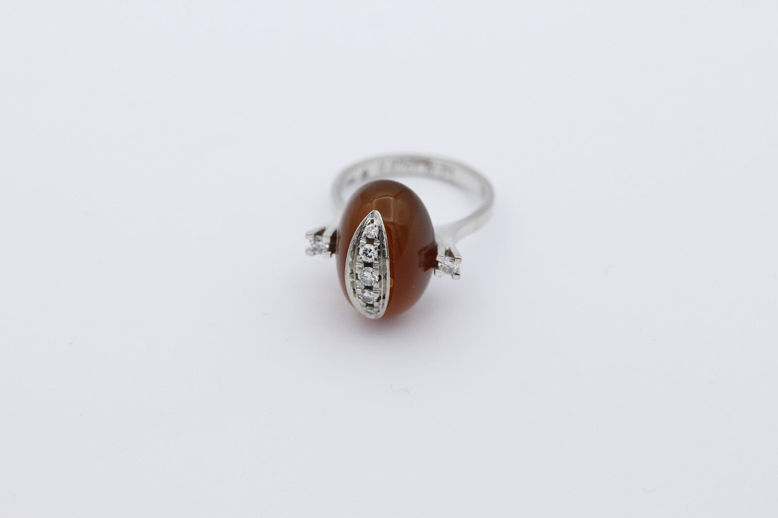 Traumhafter Christian Bauer Damen Ring aus 750/18k Weißgold mit Juwelen