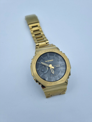 Casio G-Shock GM-B2100 Analog-Digital Solar Bluetooth Vergoldet Top Zustand 44mm