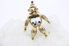 Vintage Chopard Happy Diamonds 18K 750 Gold Anhänger Clown Harlekin 79/4674-20