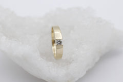 Christ Damen Ring aus 14k/585er Gelbgold mit ein Diamant 0.10 ct.