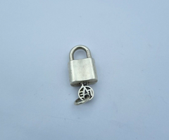 Pandora 925 Sterlingsilber Vorhängeschloss und Schlüssel Charm-Anhänger