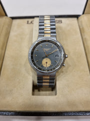 Longines Modele Depose Conquest Titanium Teilvergoldet Armbanduhr 33 mm